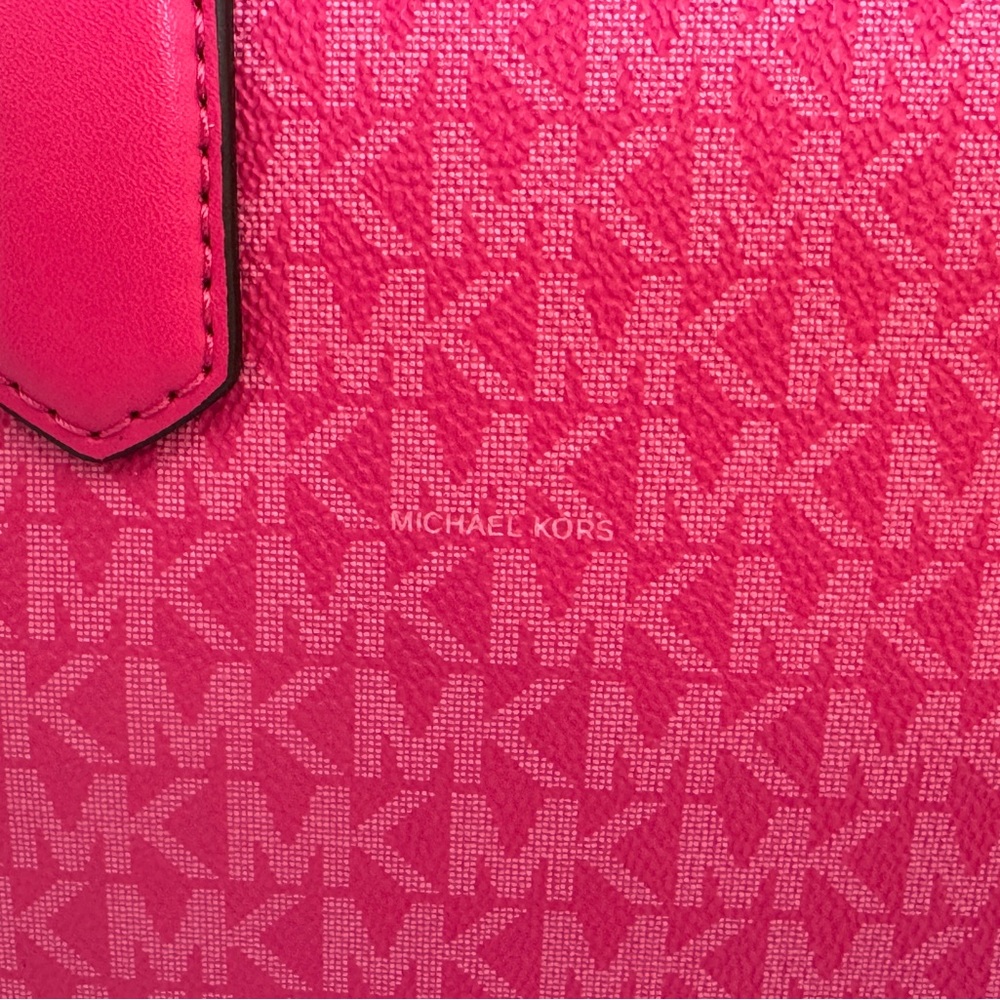 Michael Kors Dragonfruit Hamilton Small Signature Logo Satchel - Picture 5 of 12